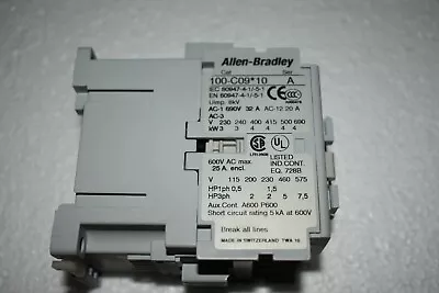 Buy Allen Bradley 100-c09*10 Contractor 25 Amp 600vac • 9.99$