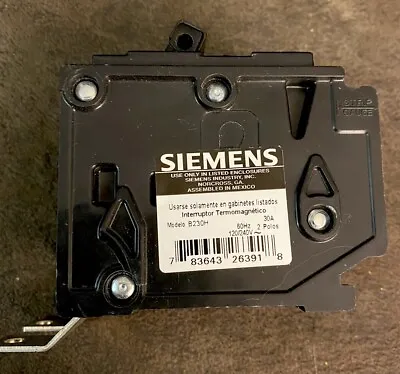 Buy NOS - ITE Siemens 30/30 Amp 2 Pole Circuit Breaker No.B23OH  • 9.99$