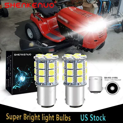 Buy 2 LED Light Bulbs For Yard Machines 13AB775S000 Twin Blade Riding Lawn Tractor • 13.31$