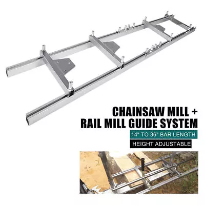 Buy 9 FT 2.7M Aluminum Ladder Connector Sets Chainsaw Milling Rail Mill Guide System • 76$