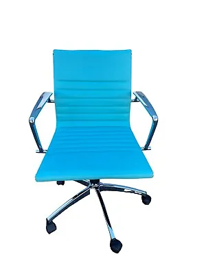 Buy Set Of 10 Turquoise Blue Eames Style Office Chairs • 60$