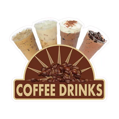 Buy Food Truck Decals Coffee Drinks Restaurant & Food Concession Sign Green • 11.99$