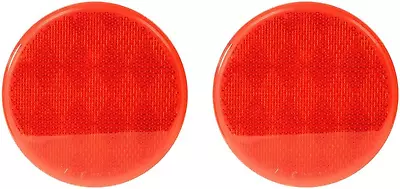 Buy 80814 Round Red 3” Stick-On Reflector For Trucks, Towing, Trailers, Rvs And Buse • 10.78$