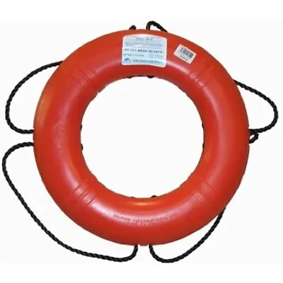 Buy + Inc. USCGA Approved Life Ring Buoy (Orange, 20-Inch) Boat Throw Rings Clothing • 126.55$