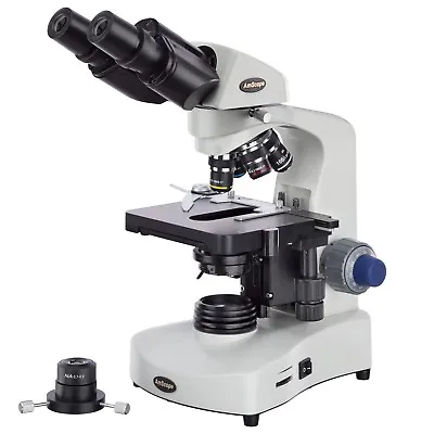 Buy AmScope 40X-2000X 3W LED Siedentopf Binocular Darkfield Compound Microscope • 460.99$