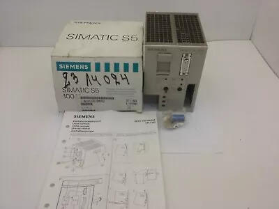 Buy Siemens 6es5100-8ma02 Central Processing Unit, 24vdc 1a, Nib • 148.95$