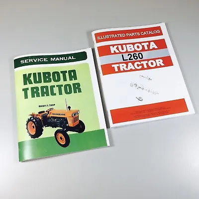 Buy Kubota L260 Tractor Service Repair Manual Parts Catalog Shop Set Workshop • 28.67$