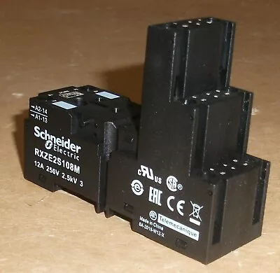 Buy Schneider Electric Rxze2s108m Relay Socket Touch Finger Safe 8 Pin 12a 250v  • 5.99$