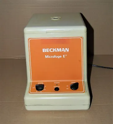 Buy Beckman Microfuge E. 15,000 Rpm. With Rotor And Inserts. • 59$