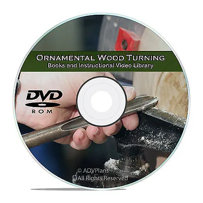 Buy Ornamental Wood Turning, Projects To Use Your Home Woodworking Lathe CD DVD V62 • 8.99$