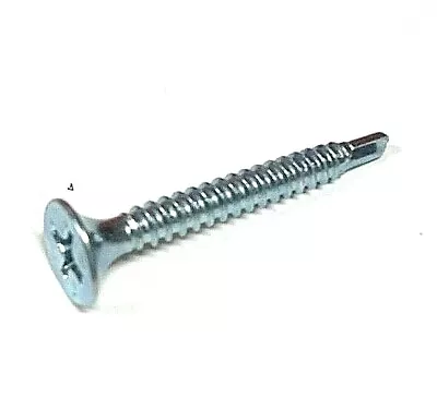 Buy Steel Stud Dywall Screws 1-1/4  X #6 Self Drilling/tapping For Metal 20-14 Awg!  • 6.99$