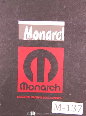 Buy Monarch Series 61, Engine & Toolmakers Lathe, Operators Parts & Tracer Manual  • 120$