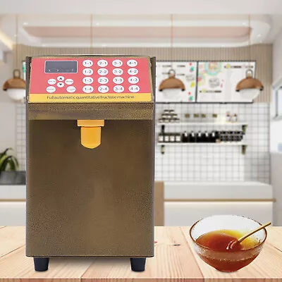 Buy 8L Auto Fructose Dispenser Bubble Tea Equip Quantitative Machine For Coffee Shop • 172$