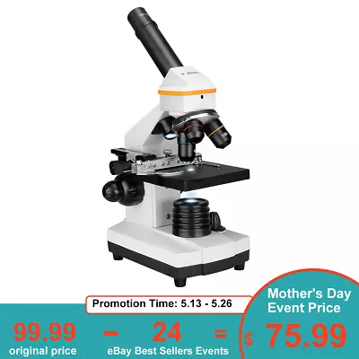 Buy SVBONY SV601 40X-1600X Microscope Compound Monocular Magnification W/LED Light • 75.99$