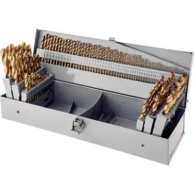 Buy Grizzly G3658 TiN Coated 115 Pc. Drill Bit Set • 134.95$