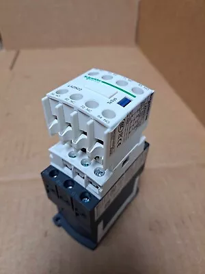 Buy Schneider Electric Contactor LC1D09...C W/ Auxiliary Contact Block LADN22C • 85$