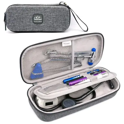 Buy Hard Stethoscope Case, Large Stethoscope Carrying Case With ID Slot, Compatible  • 22.17$