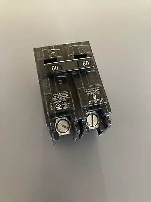 Buy Siemens Q260 60Amp 2 Pole 120-240V Circuit Breaker - Black • 20$