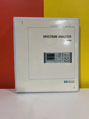 Buy HP 3582-90005 3582A Spectrum Analyzer Operating Manual • 49.99$