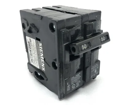 Buy Siemens Q250 Circuit Breaker 50 Amps 2 Pole Type K 120/240v • 19.99$