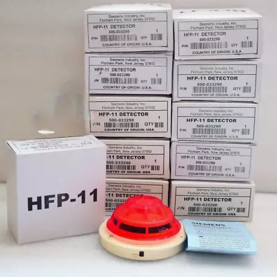 Buy SIEMENS HFP-11 FIRE ALARM SMOKE HEAT DETECTOR (50+ Qty Available) • 68.40$