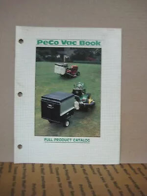 Buy Peco Vac Lawn Yard Book Brochure  • 19.95$