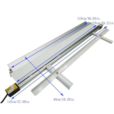 Buy 110V Acrylic Heat Bending Machine 49.21 Inch 1500W PVC Manual Heater Bender • 280$