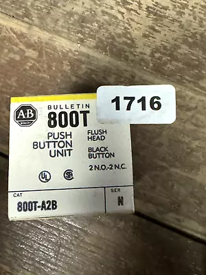 Buy Allen Bradley 800T-A2B Black Push Button • 39.99$