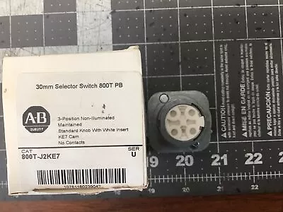 Buy Allen Bradley Selector Switch, 3 Position, 800T-J2KE7 New(LMP10Y) • 46.44$