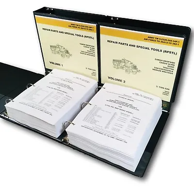 Buy 5 Ton 6x6 M820A2 M821 Diesel Cargo Truck Parts Manual Catalog Assembly Book • 136.97$