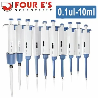Buy 0.1ul-10ml Lab Single Channel Pipettor Adjustable Micropipette Volume Pipette US • 25.59$