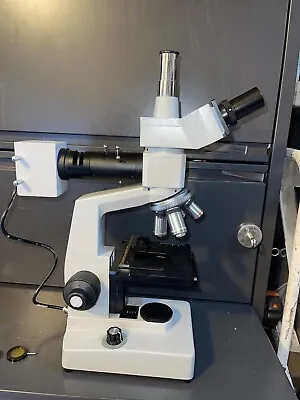 Buy AmScope 40X-400X Trinocular Metallurgical Microscope • 375$
