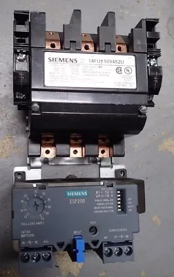 Buy Siemens 14FUF109452U NEMA Size 2 Starter W. ESP200 Solid State Overload Relay • 916.18$
