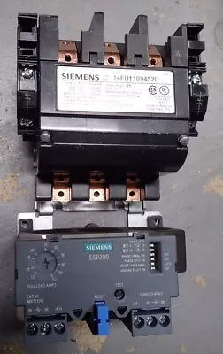 Buy Siemens 14FUF109452U NEMA Size 2 Starter W. ESP200 Solid State Overload Relay • 922.30$