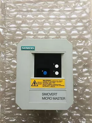 Buy Siemens Simovert MicroMaster 6SE3012-0BA00, 230V 1/2HP 370W Variable Speed Drive • 383.04$