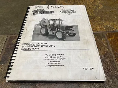 Buy Tiger Boomkat Boom Mower Cutter Maintenance Assembly & Parts Manual • 11$