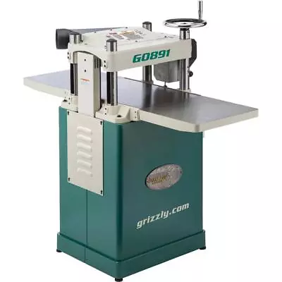 Buy Grizzly G0891 15  3 HP Fixed-Table Planer With Helical Cutterhead • 2,770$