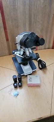 Buy AmScope SME-F8BH Upright Compound Microscope With 50 Glass Slides • 165$