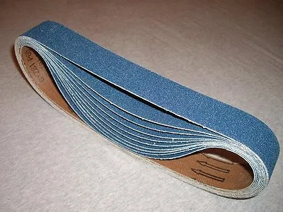 Buy 70 Pieces 1 1/2  X 30  Zirconia Sanding Belt Metabo Pipe Tube Polisher Sander • 138.99$