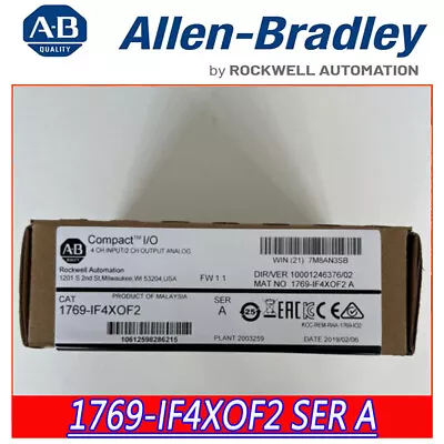 Buy Allen Bradley 1769-IF4XOF2 Ser A Compact I/O 4ch Input/2ch Output Analog • 345$