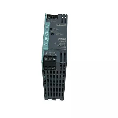 Buy Siemens SITOP PSU100C 6EP1321-5BA00 Power Supply AC 100-230V 0.63-0.31A 50-60 Hz • 59.94$
