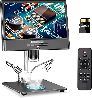 Buy 10  LCD Digital Microscope 1300X Coin Magnifier Video Recorder Soldering Camera • 139$