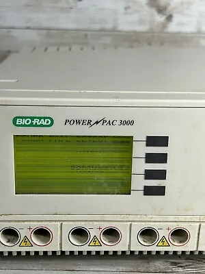 Buy Bio-Rad PowerPac 3000 Electrophoresis Power Supply POWERS ON SEE PHOTOS  • 29.99$