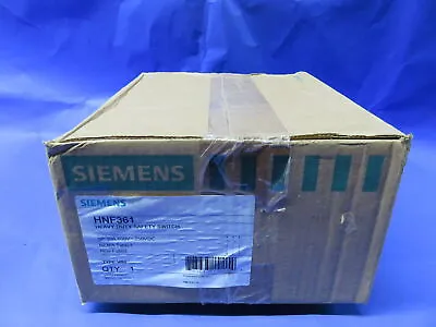 Buy Nib Siemens Disconnect Switch Hnf361 30a 600v 3p Non Fusible 1 Year Warranty • 89.99$