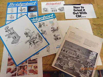 Buy Pile Of Older Bridgeport Milling Mill Machine Catalogs And Papers • 49.99$
