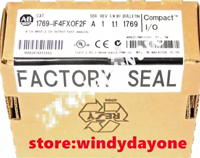 Buy New Factory Sealed AB 1769-IF4XOF2F SER A CompactLogix Module • 485$