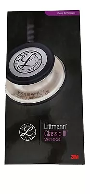 Buy 3M Littmann Classic III Monitoring Classic Stethoscope 5803 27  Black.  • 90$