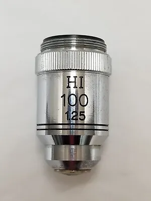Buy Swift Microscope Objective Lens HI 100X 1.25  HI 100 1.25 671466 • 25$