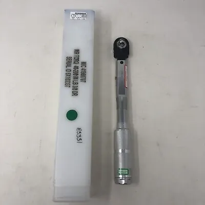 Buy Sturtevant Richmont Micrometer Adjustable 3/8  Torque Wrench - White Case  • 39.99$