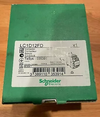 Buy Schneider Electric TeSys LC1D12FD 12 AMP 110VDC Contactor NEW NEW NEW • 99.95$